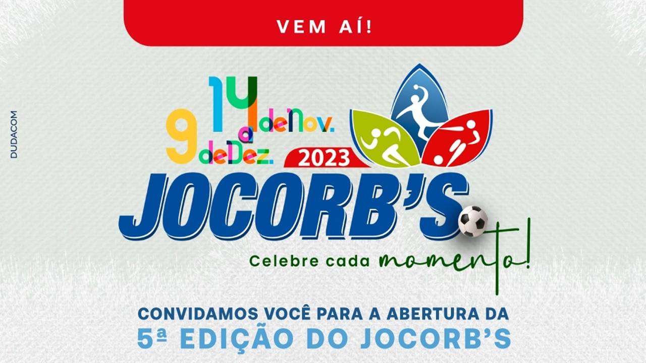 JOCORB'S 2023 tem início dia 14, e será o maior já promovido em Corbélia