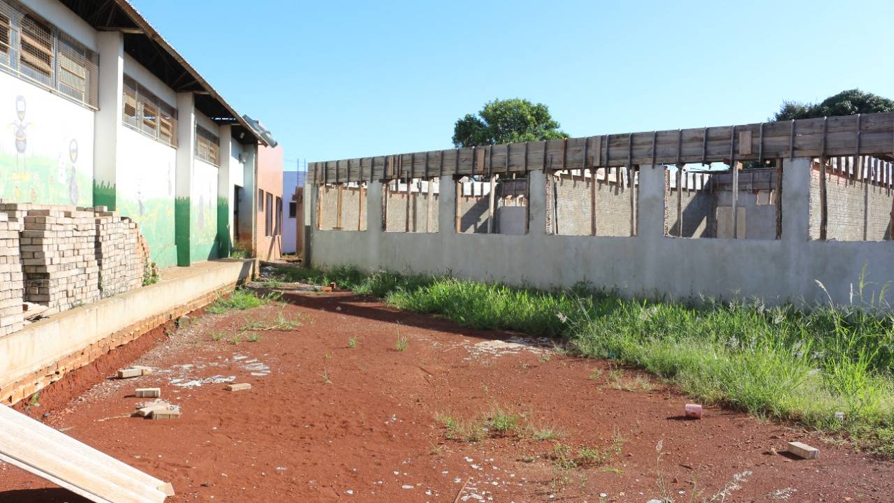 Retomadas as obras na Escola Nossa Senhora Salete