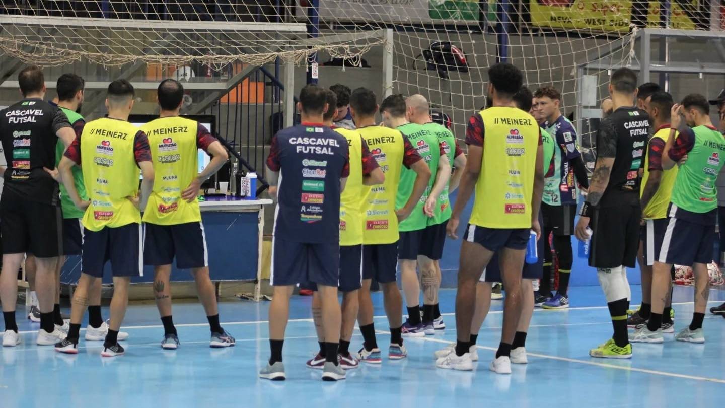 Cascavel Futsal se prepara para estreia no Paranaense da Série Ouro contra o Mangueirinha