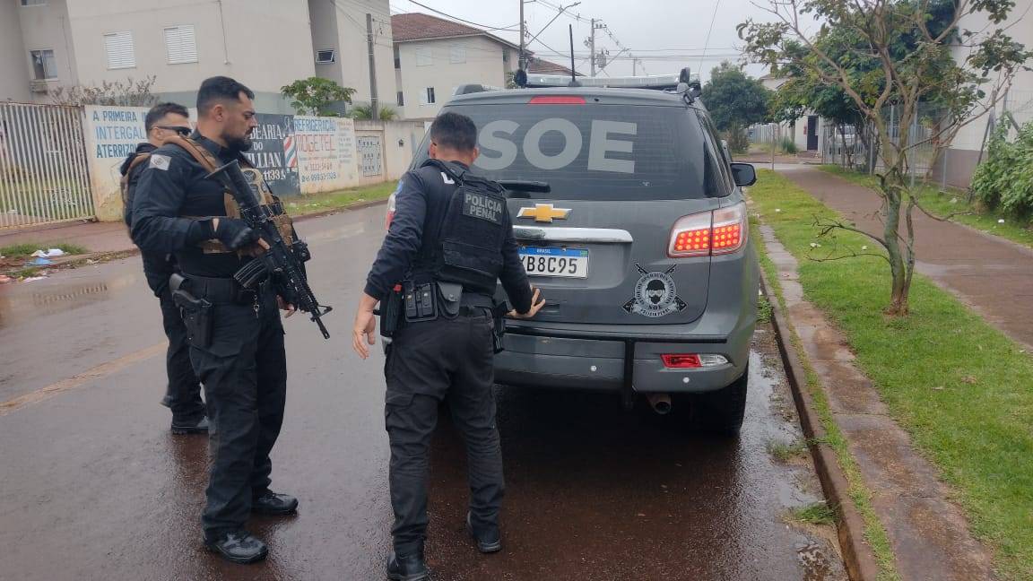 Polícia Penal prende custodiado que descumpriu regras da tornozeleira eletrônica em Cascavel