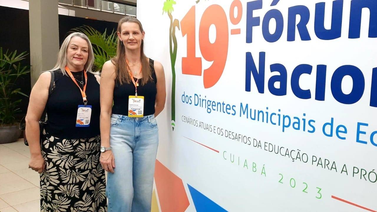 Educação de Corbélia participa do 19º Fórum Nacional dos Dirigentes Municipais de Educação