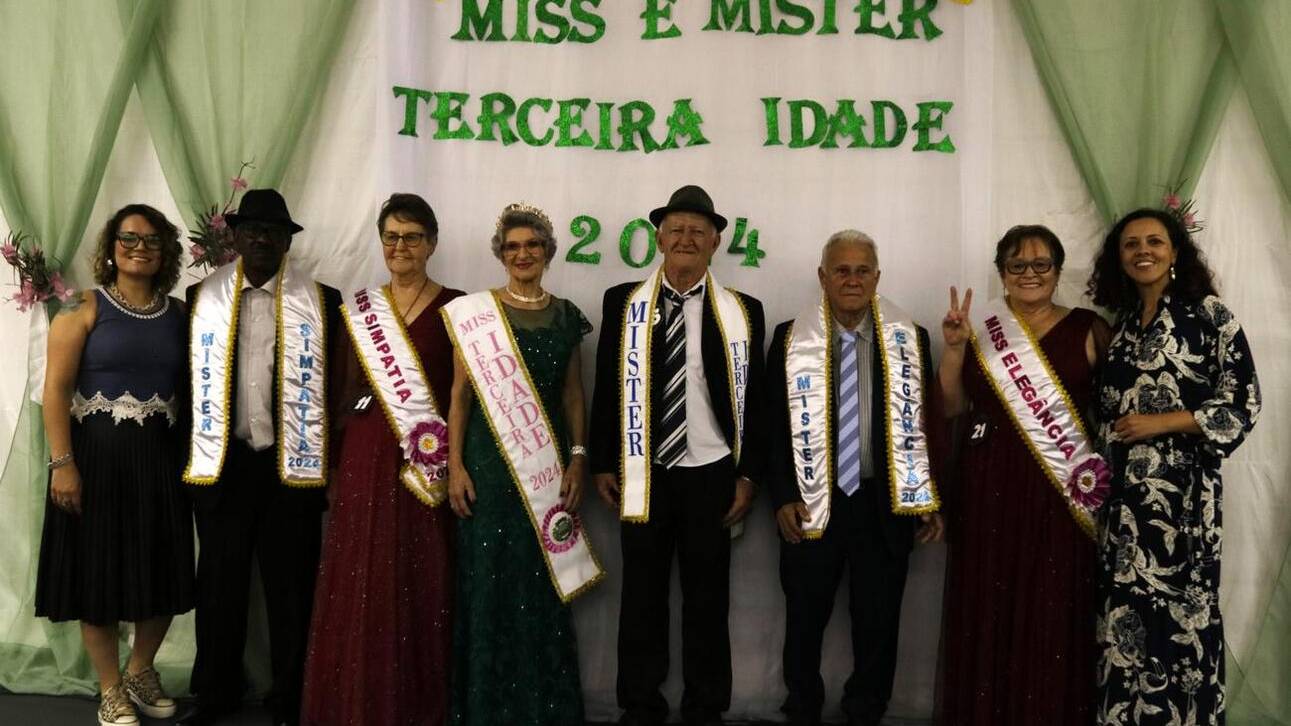 Baile coroa eleição do Miss e Mister 3ª Idade de Toledo 2024