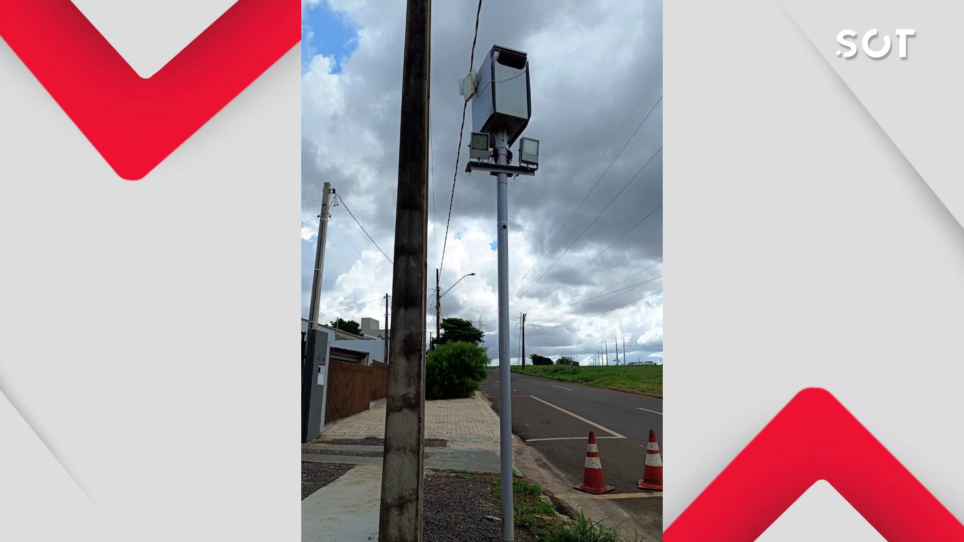 Novo radar eletrônico entra em operação na Rua Antônio Kucinski, em Cascavel