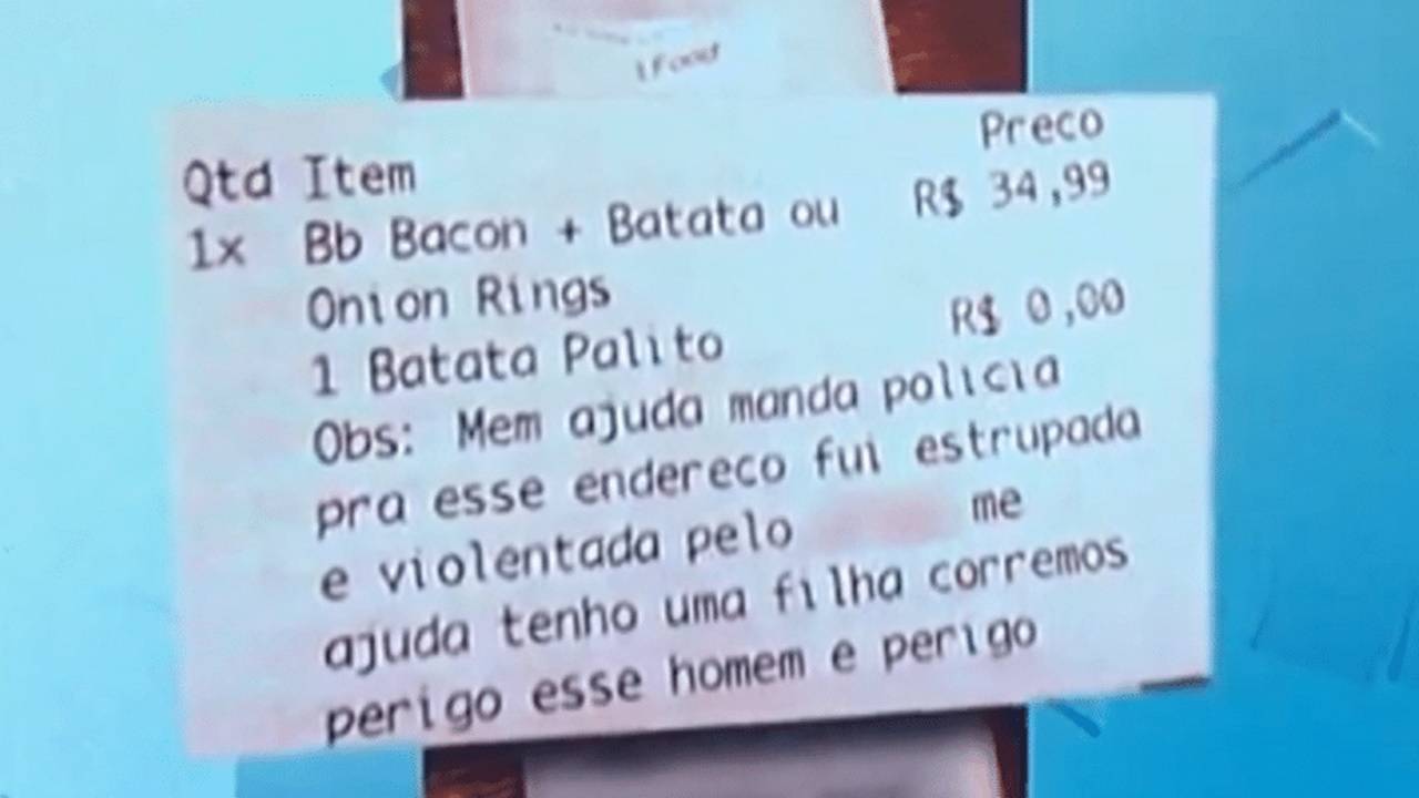 Mulher pede socorro por delivery e homem é preso no Paraná