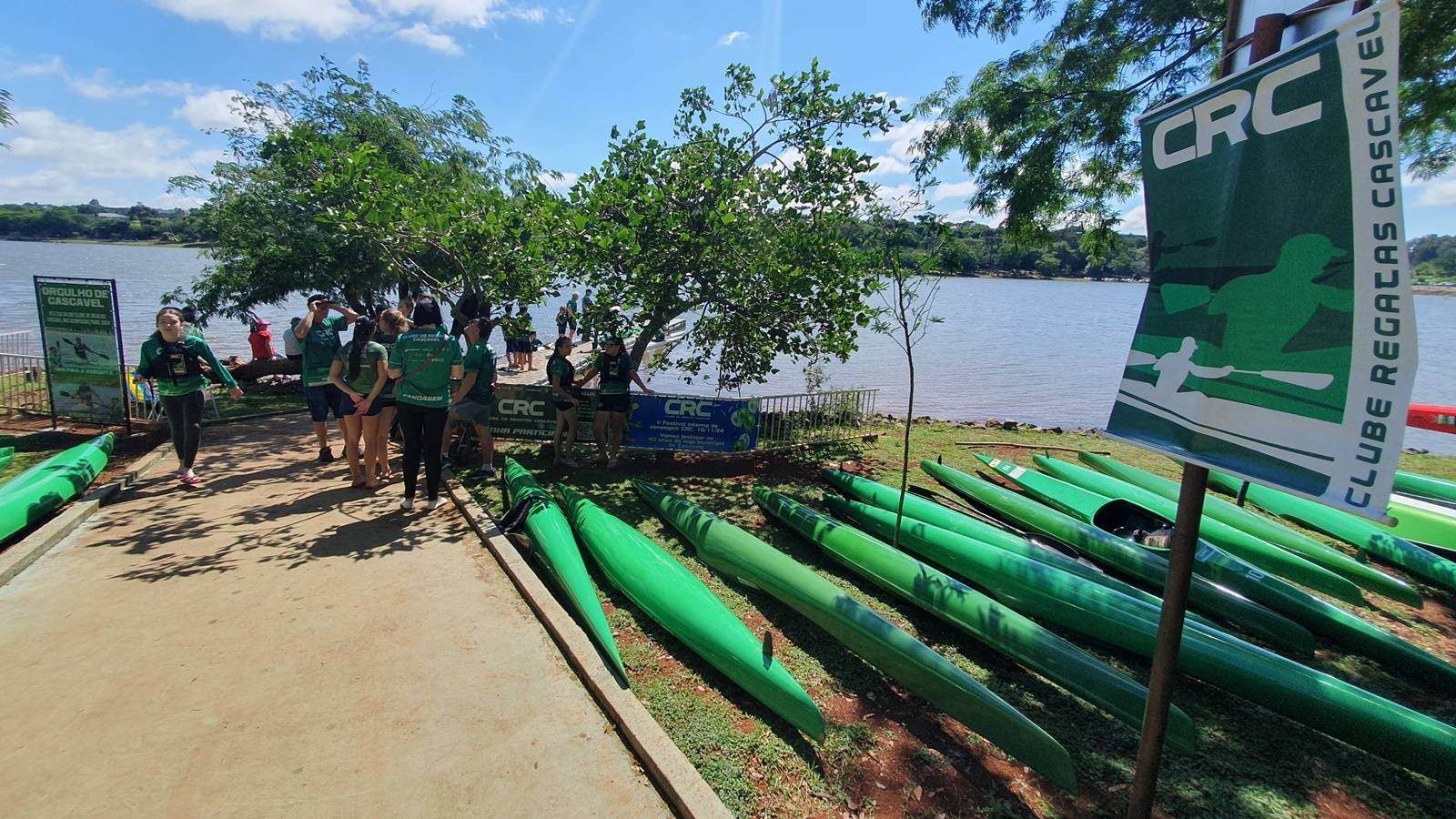 CRC comemora aniversário de 40 anos do Lago Municipal com Festival de Canoagem