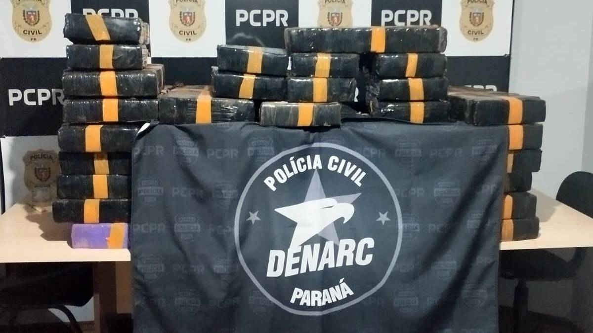 Denarc apreende quase 500 kg de maconha e prende homem em Cascavel