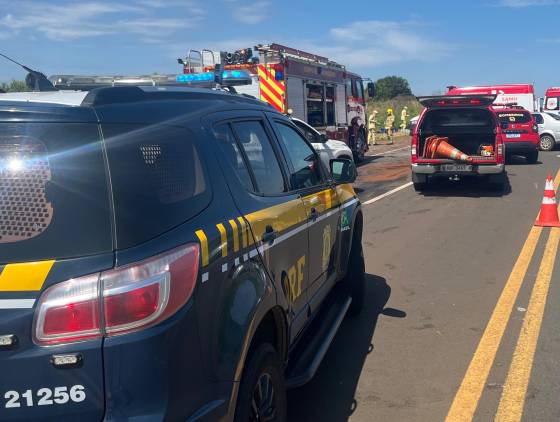 Três pessoas morrem em grave batida frontal na BR-277, no centro-sul do Paraná