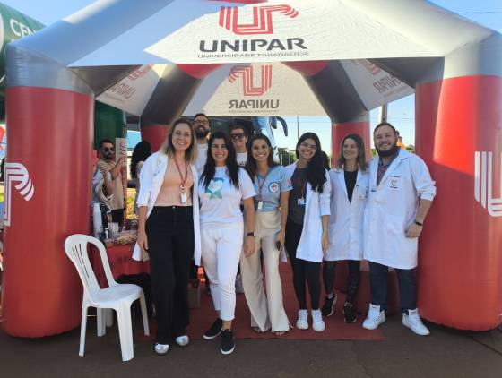 Unipar Cascavel participa de evento em homenagem às vítimas do voo 2283