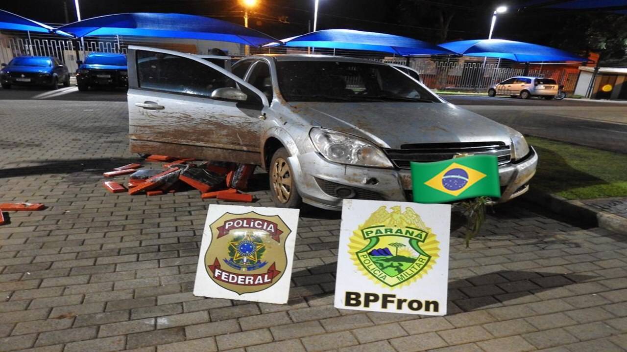 Ação Integrada do BPFron e Polícia Federal resulta na apreensão de Maconha em Francisco Alves