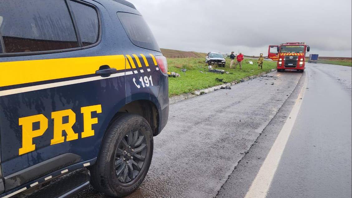 Mulher de 55 anos morre em grave acidente de trânsito na BR-277 em Guarapuava