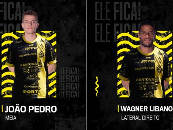 FC Cascavel confirma Wagner Libano e João Pedro para a temporada 2025