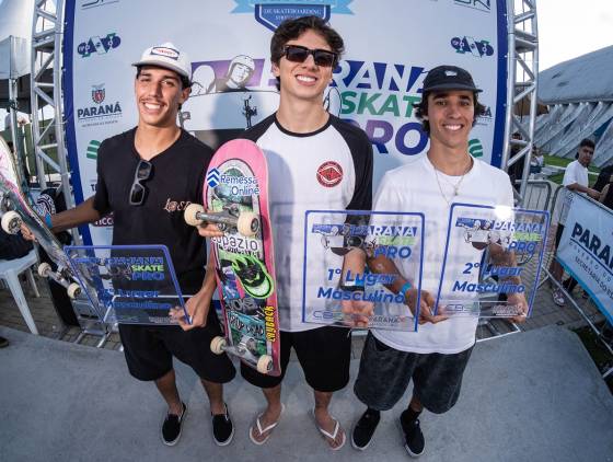 Atleta apoiado pelo Estado vence a segunda etapa do circuito brasileiro skate