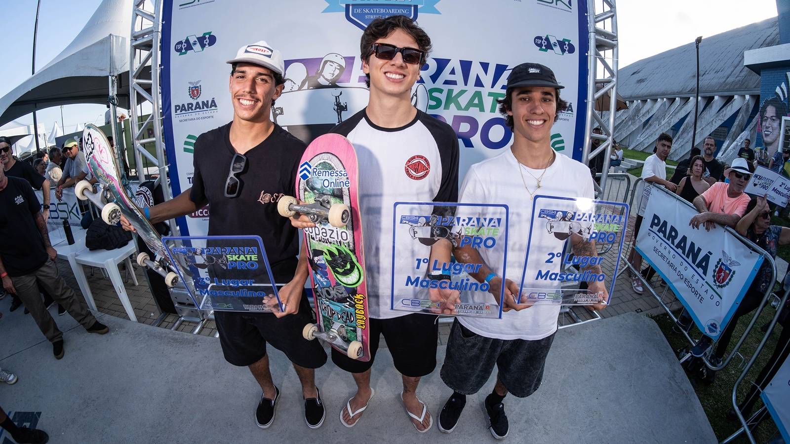 Atleta apoiado pelo Estado vence a segunda etapa do circuito brasileiro skate