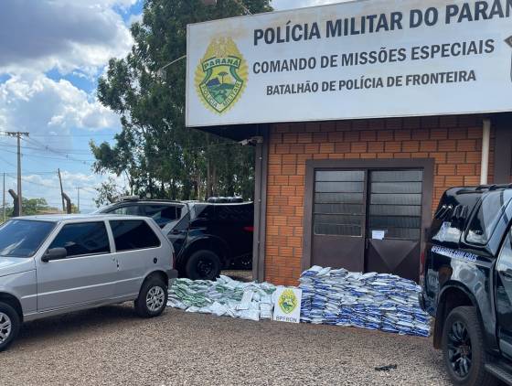 BPFRON apreende carga de agrotóxicos avaliada em meio milhão de reais em Toledo