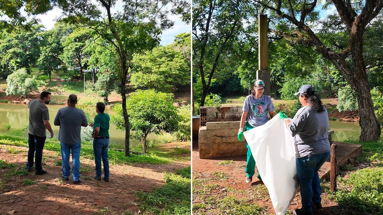 Mutirão de Limpeza revitaliza Lago de Corbélia e proporciona mais qualidade de vida para a população