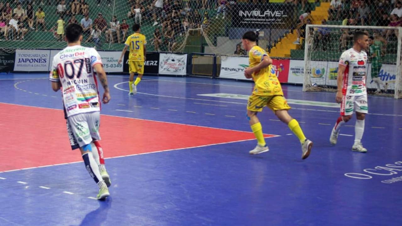 Cascavel Futsal empata com São Miguel em jogo emocionante pelo Estadual