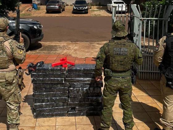 Operação conjunta prende traficante transportando 210kg de maconha em Assis Chateaubriand