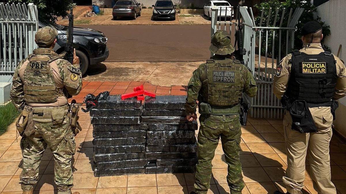 Operação conjunta prende traficante transportando 210kg de maconha em Assis Chateaubriand