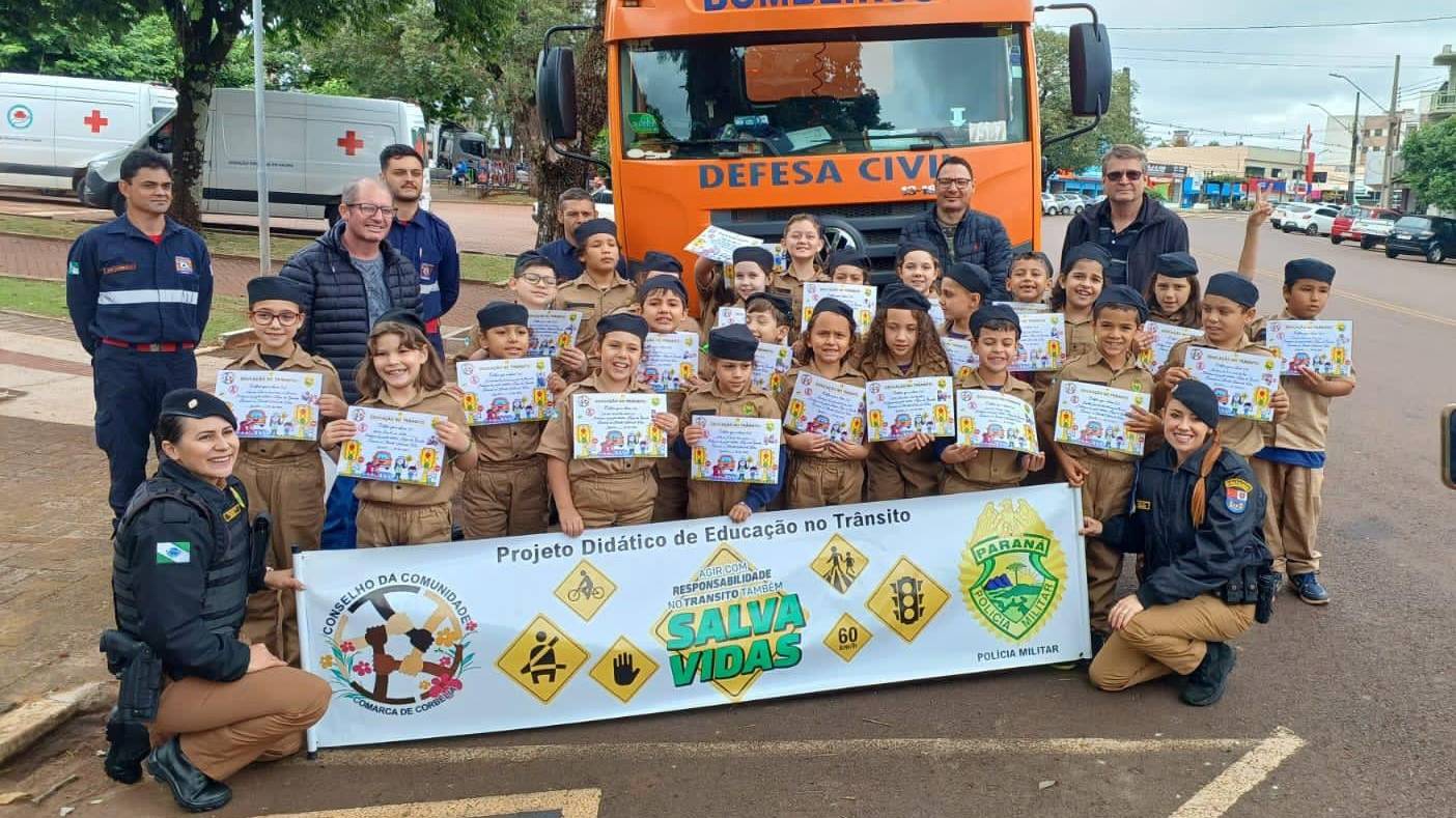 Anjos da Guarda: Educação no Trânsito e Segurança em Foco para Crianças de Corbélia e Região