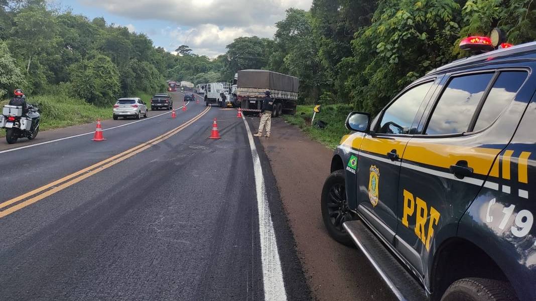 Quatro envolvidos em acidente na BR-277, em Ibema, saem ilesos ou com ferimentos leves