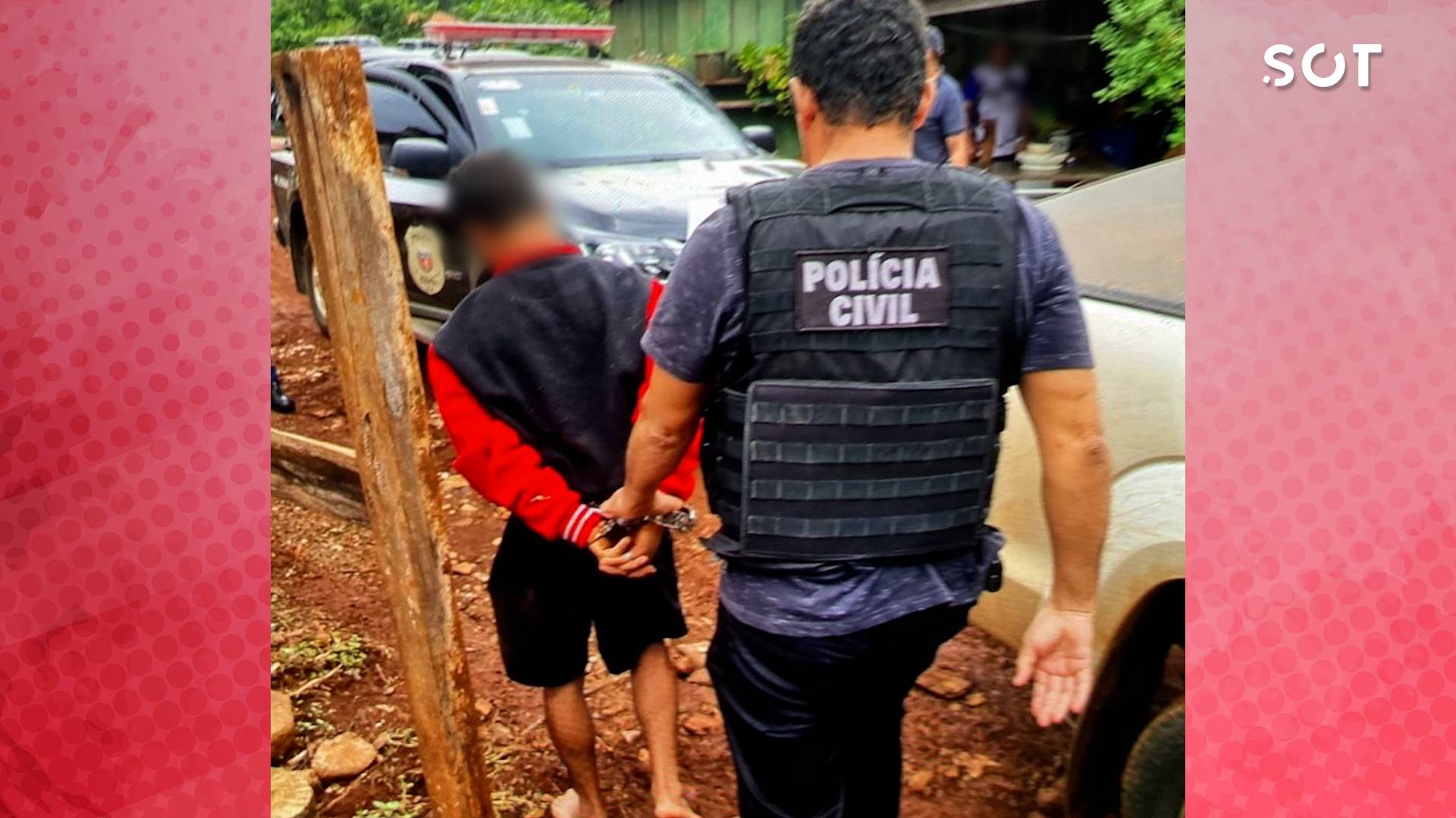 Polícia Civil prende suspeito de feminicídio atrás de Capela Mortuária em Quedas do Iguaçu