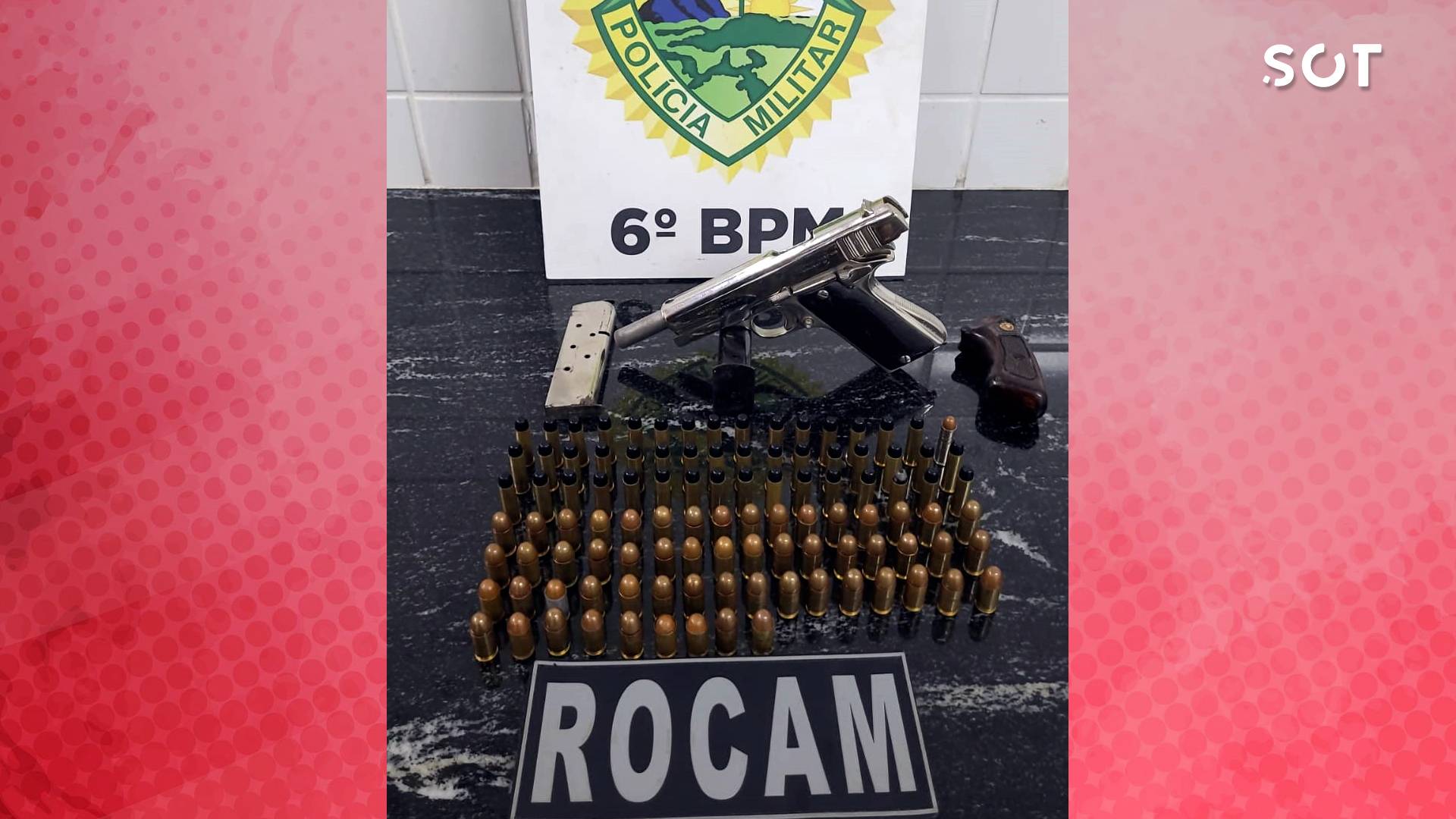 Operação Cidade Segura: Homem é preso com arma e munições no bairro Santa Felicidade em Cascavel.