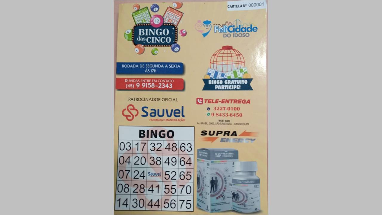 Bingo virtual tem mais de 200 idosos inscritos