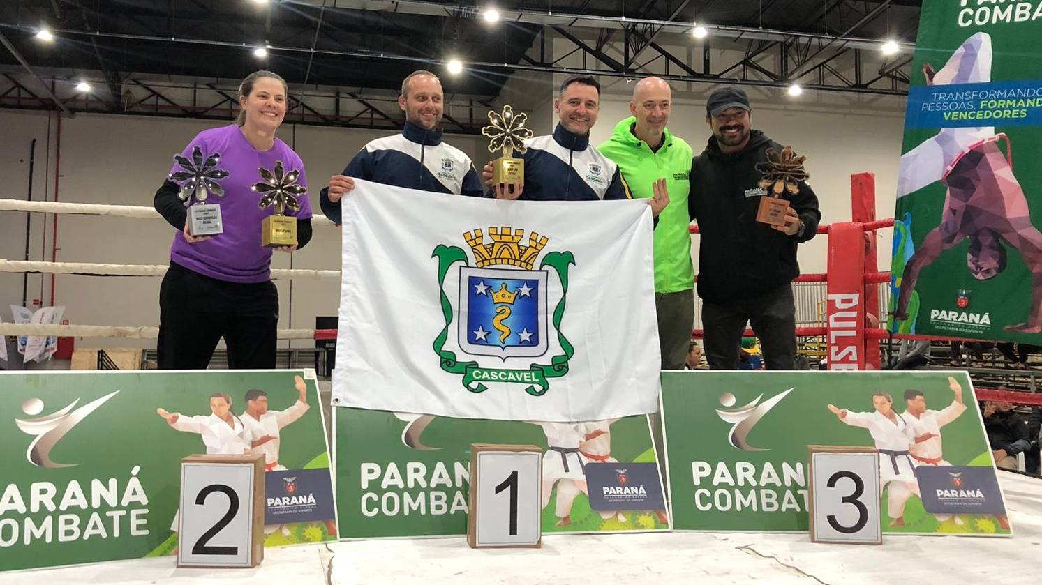 Paraná Combate: Cascavel conquista tricampeonato nos Jogos Abertos de Combate do Paraná