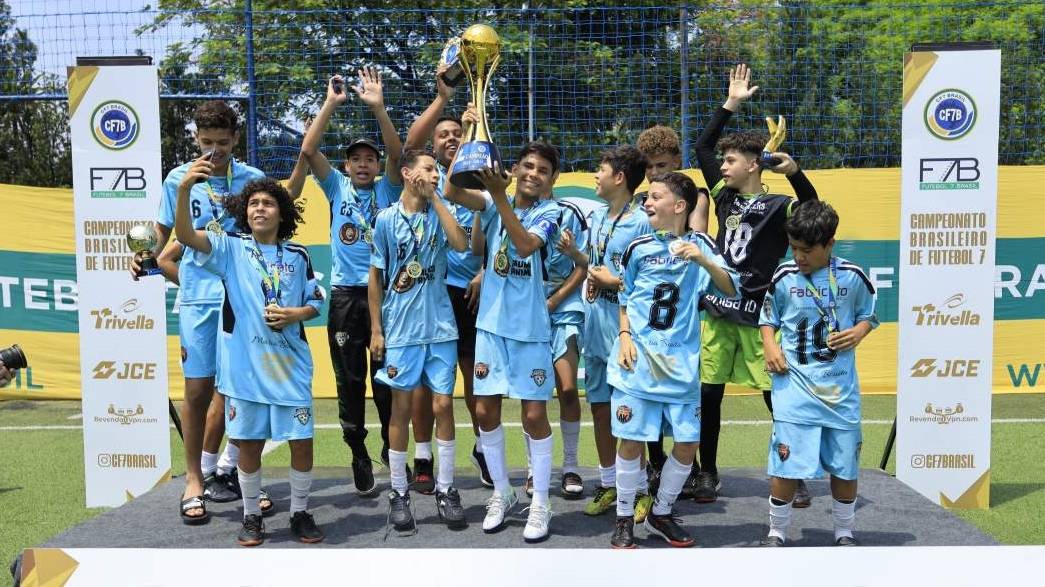 Camisa 10/Cascavel vence Boca VGP é o campeão do Campeonato Brasileiro de Base Sub-13