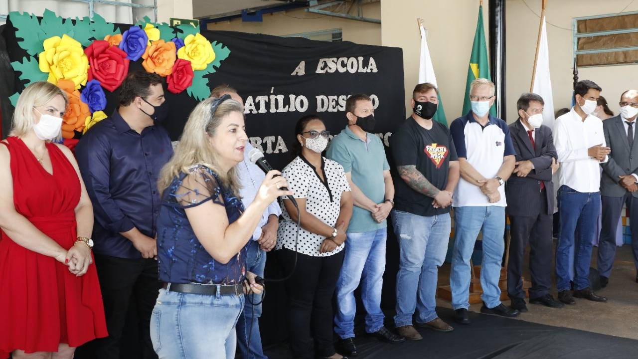 Patrulha Amiga tem aula inaugural na Escola Atílio Destro