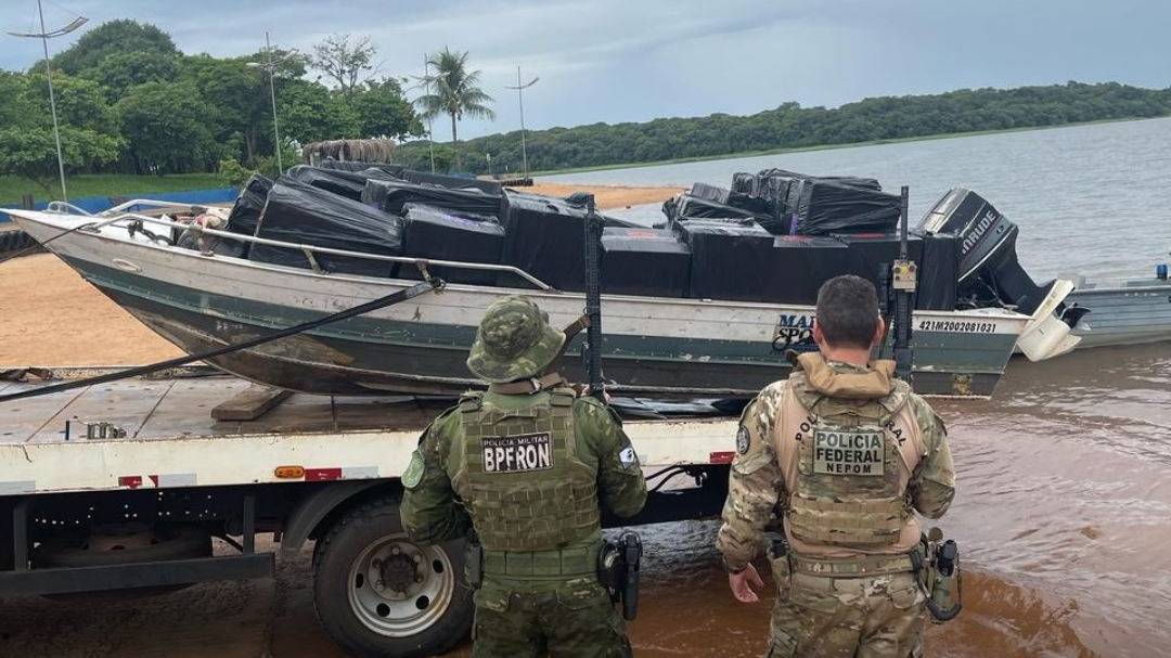 Perseguição em Alta Velocidade Resulta em Apreensão de Cigarros no Lago de Itaipu