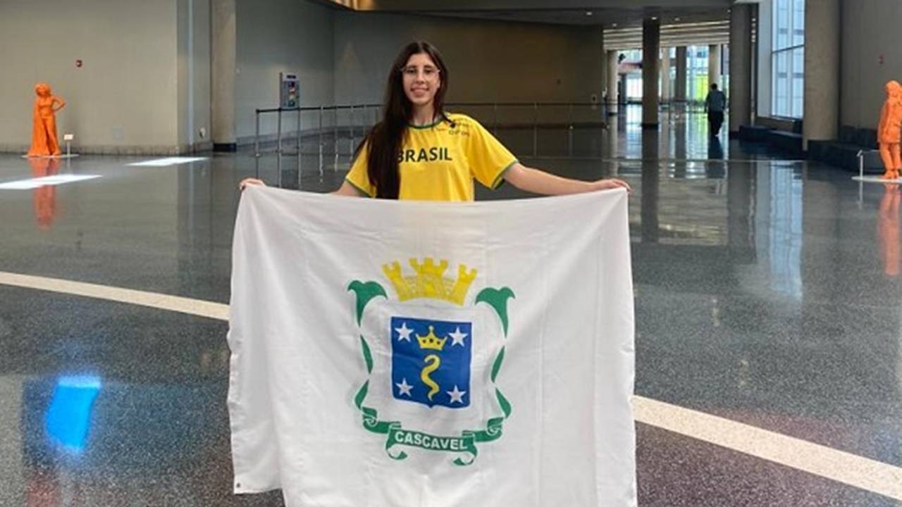 Estudante cascavelense é destaque em feira internacional de ciências nos Estados Unidos