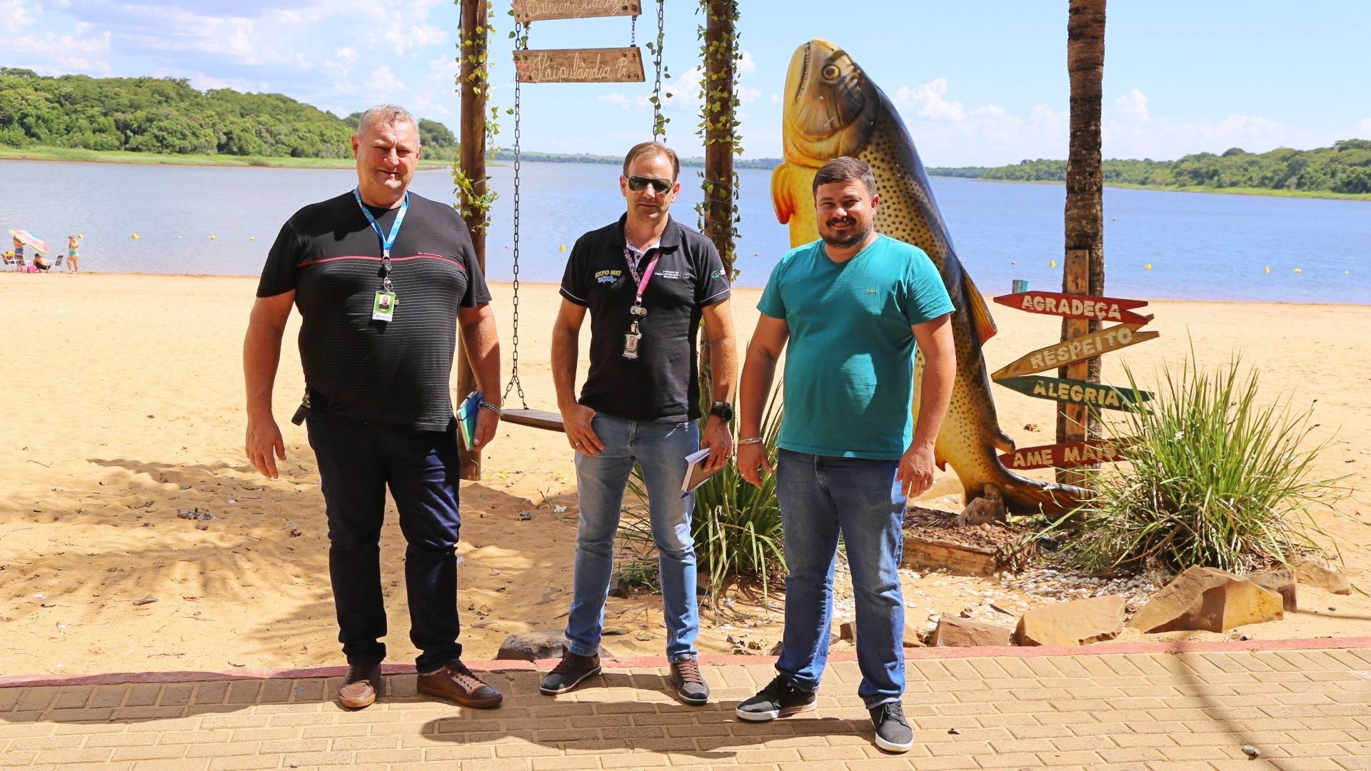 Delegação de Marechal Cândido Rondon visita Balneário Jacutinga em busca de inspiração para projeto