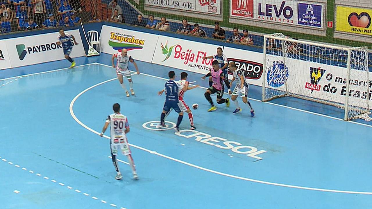 Cascavel Futsal vence Pato por 1 a 0 em jogo tenso pela Série Ouro do Paranaense