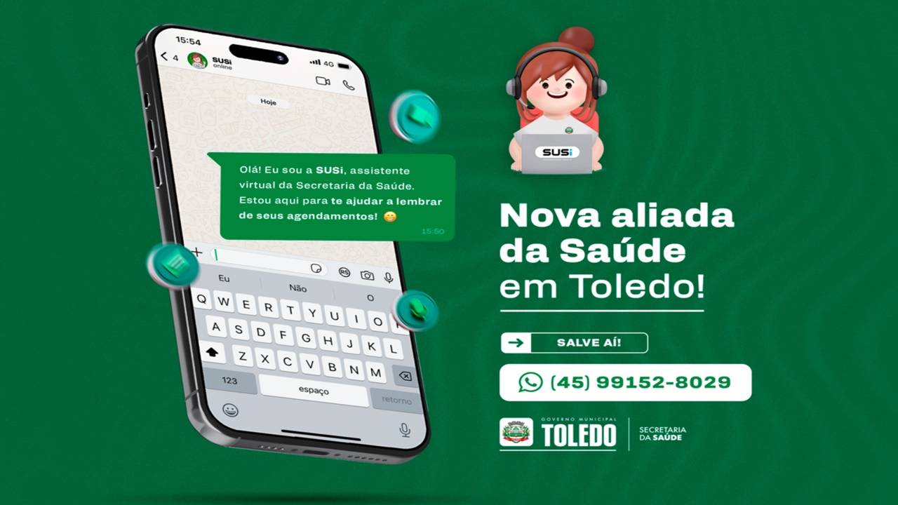 Saúde de Toledo contará com assistente virtual para auxiliar unidades