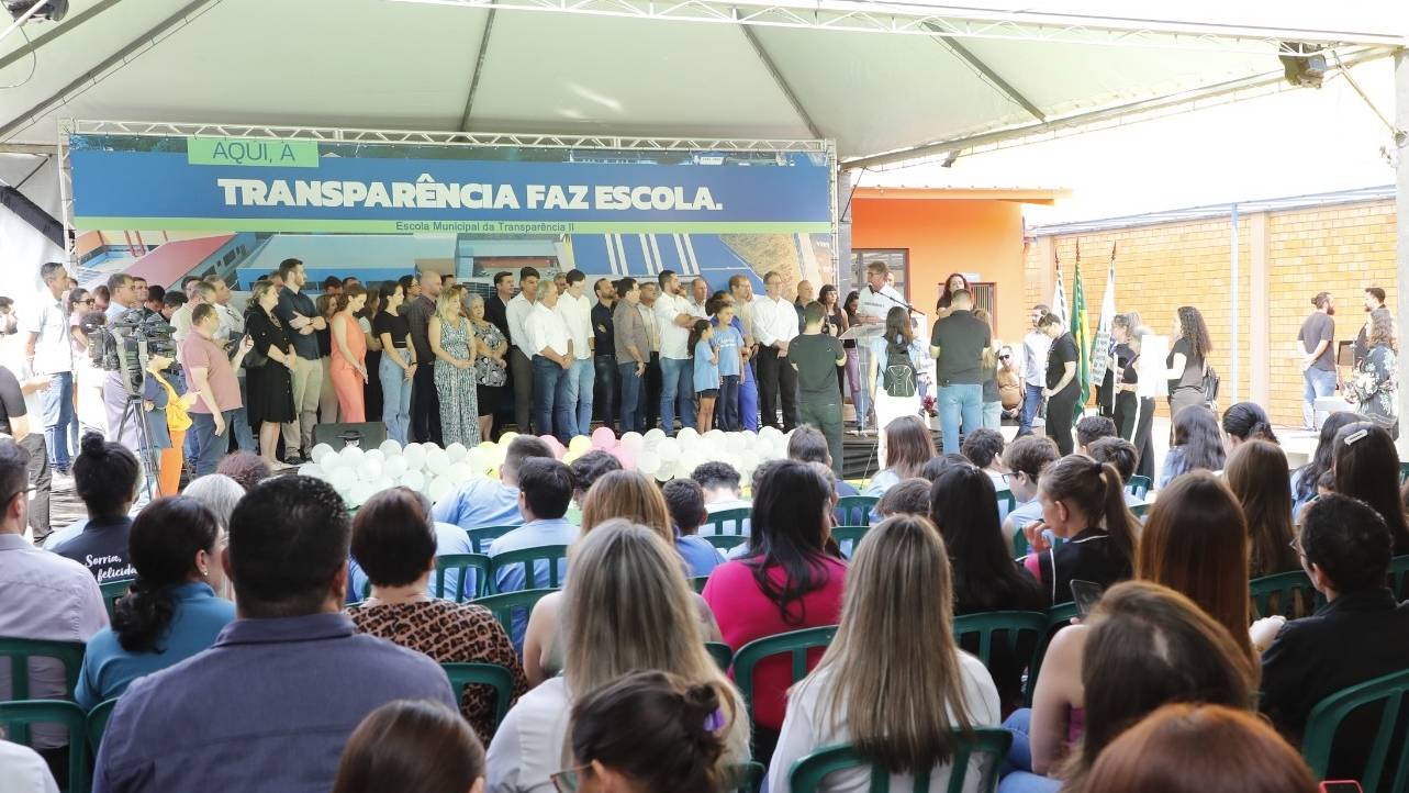 Escola da Transparência II: Cascavel inaugura nova escola e reforça investimentos em educação