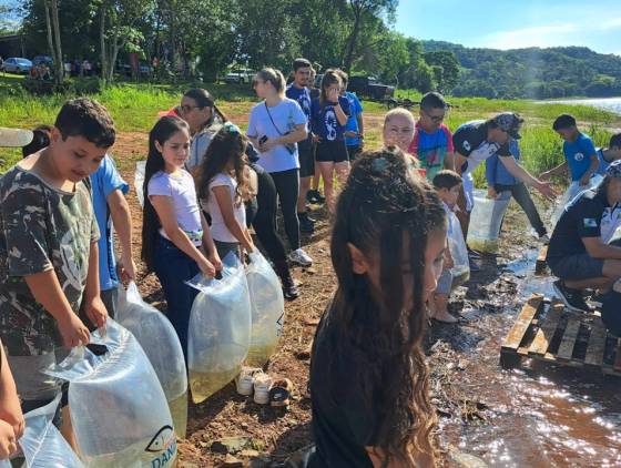 Dia do Iguaçu: Estado vai soltar 1,3 milhão de peixes nativos no rio que corta o Paraná