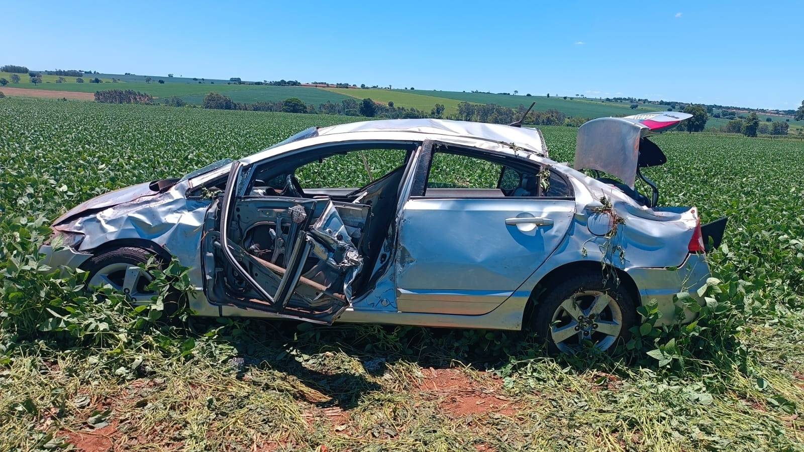 Grave acidente na PR-182 deixa três feridos em Francisco Alves