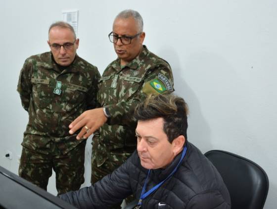 Junta Militar de Corbélia recebe visita de orientação técnica do 15º Batalhão Logístico