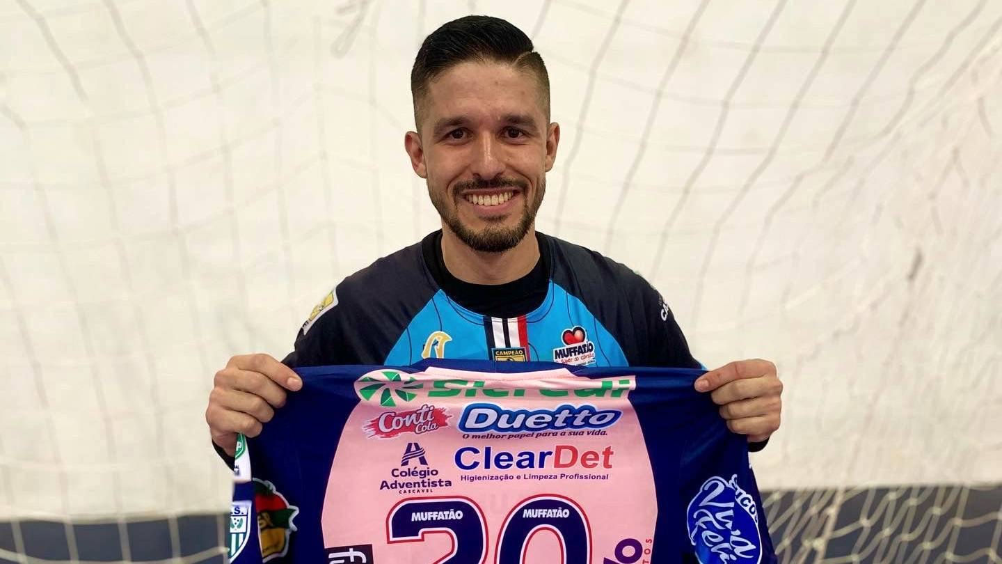 Goleiro Di Fanti se apresenta ao Cascavel Futsal e fala sobre expectativa da estreia