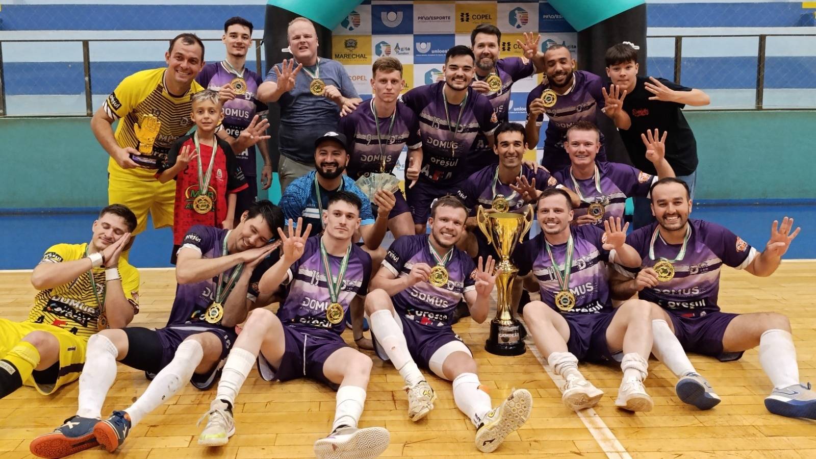 Marechal Cândido Rondon: Domus Telecom conquista o título do Municipal de Futsal