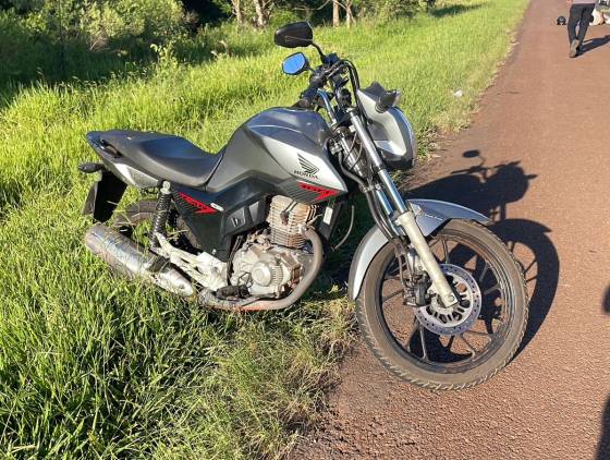 Motociclista se acidenta na BR-369, em Cascavel, e é encaminhado a hospital em Corbélia