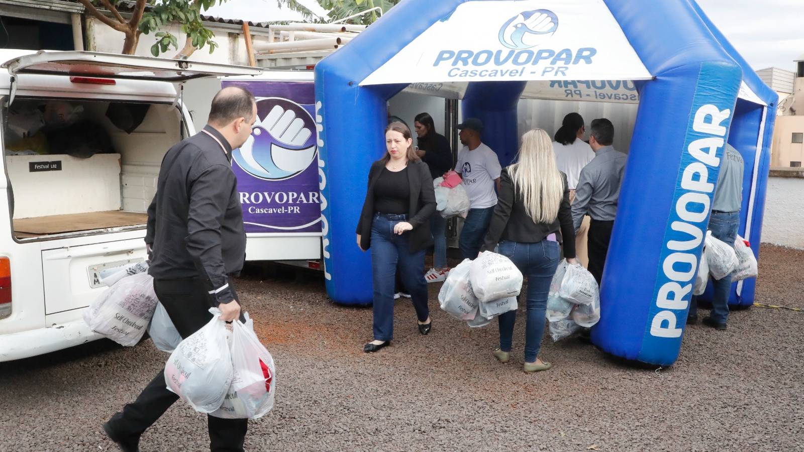 Provopar recebe doações para a Campanha Inverno Solidário