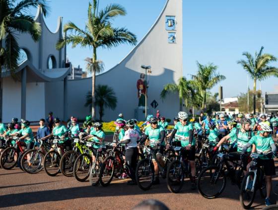 Corbélia realiza neste domingo a 4ª Romaria de Ciclistas para o Santuário Nossa Senhora da Salette