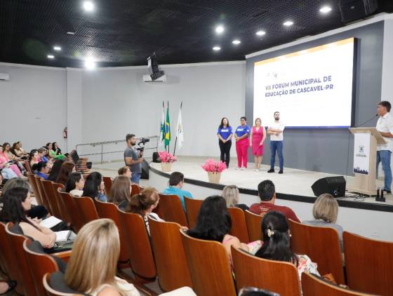 Formação de professores de educação básica é tema de fórum em Cascavel