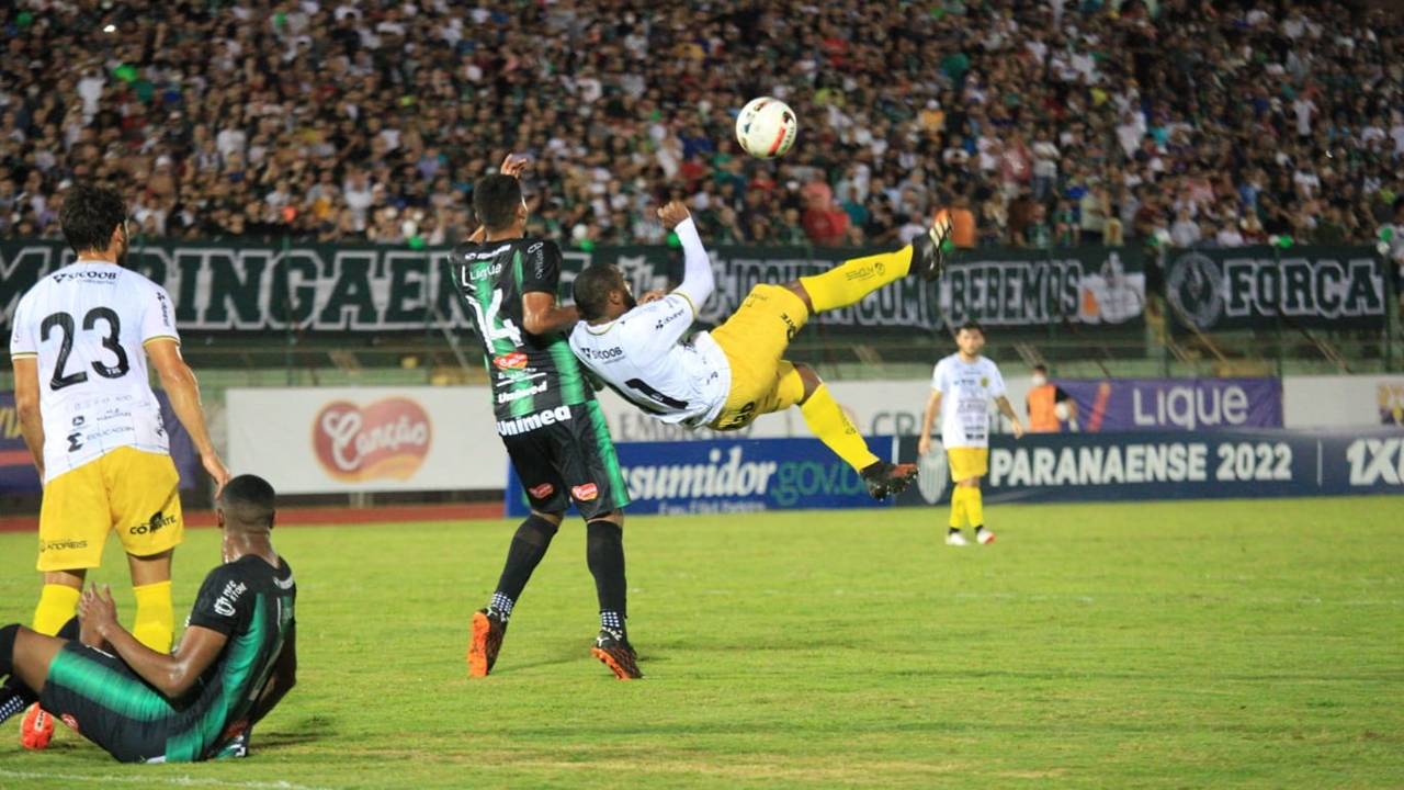 FC Cascavel é goleado pelo Maringá FC por 5 a 0 e se despede do Campeonato Paranaense