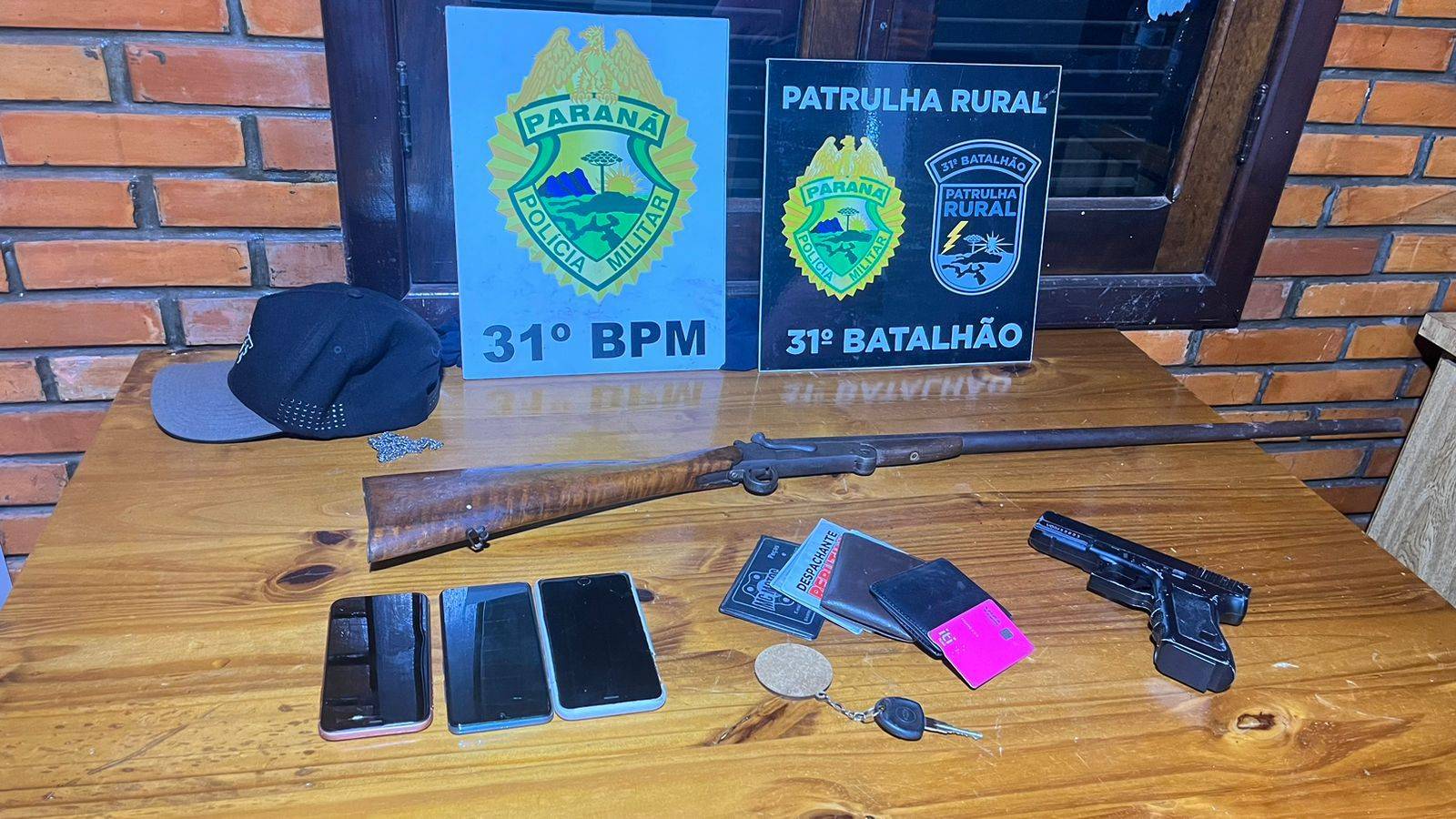 Polícia Militar frustra tentativa de roubo após perseguição e detêm três pessoas em Palotina