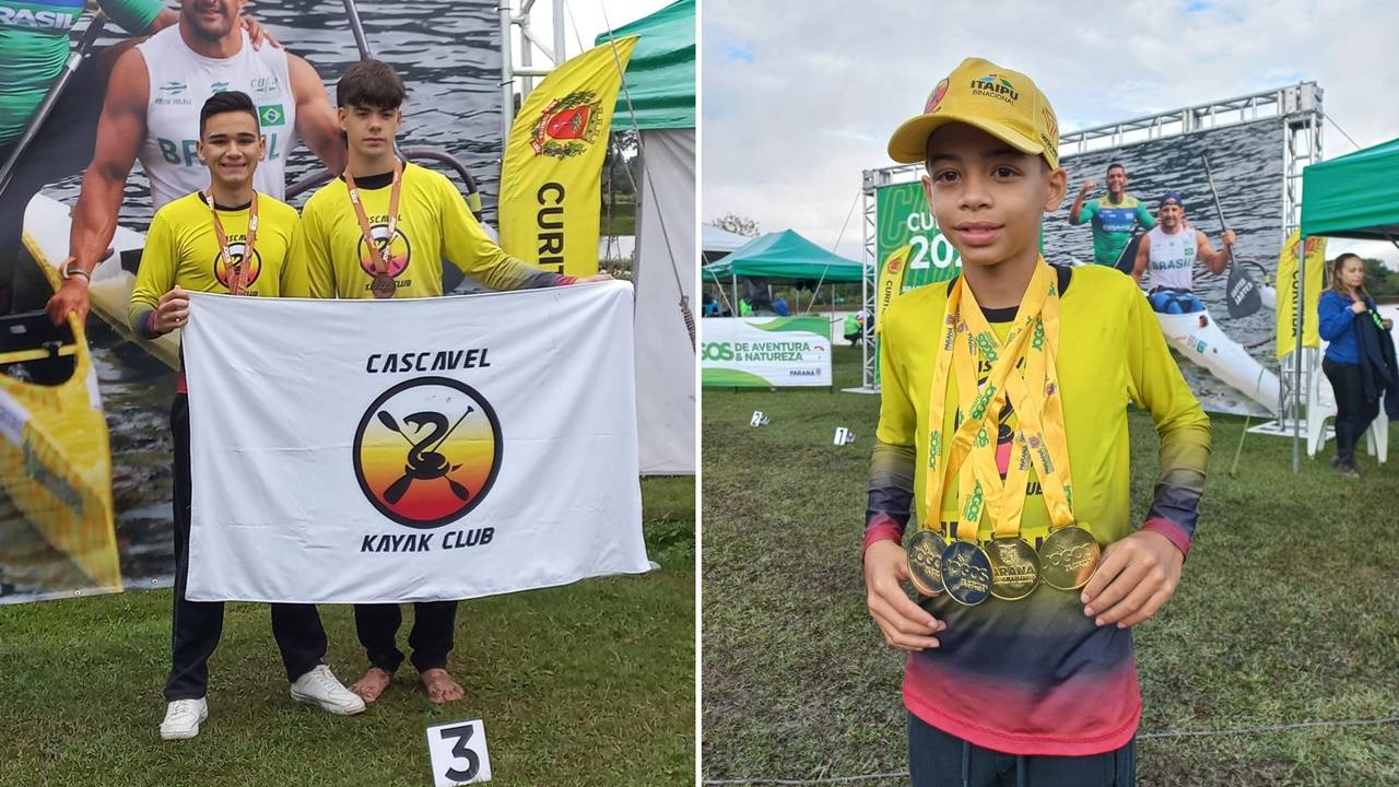 Cascavel Kayak Clube conquista pódio na Segunda Etapa da Copa do Brasil de Canoagem