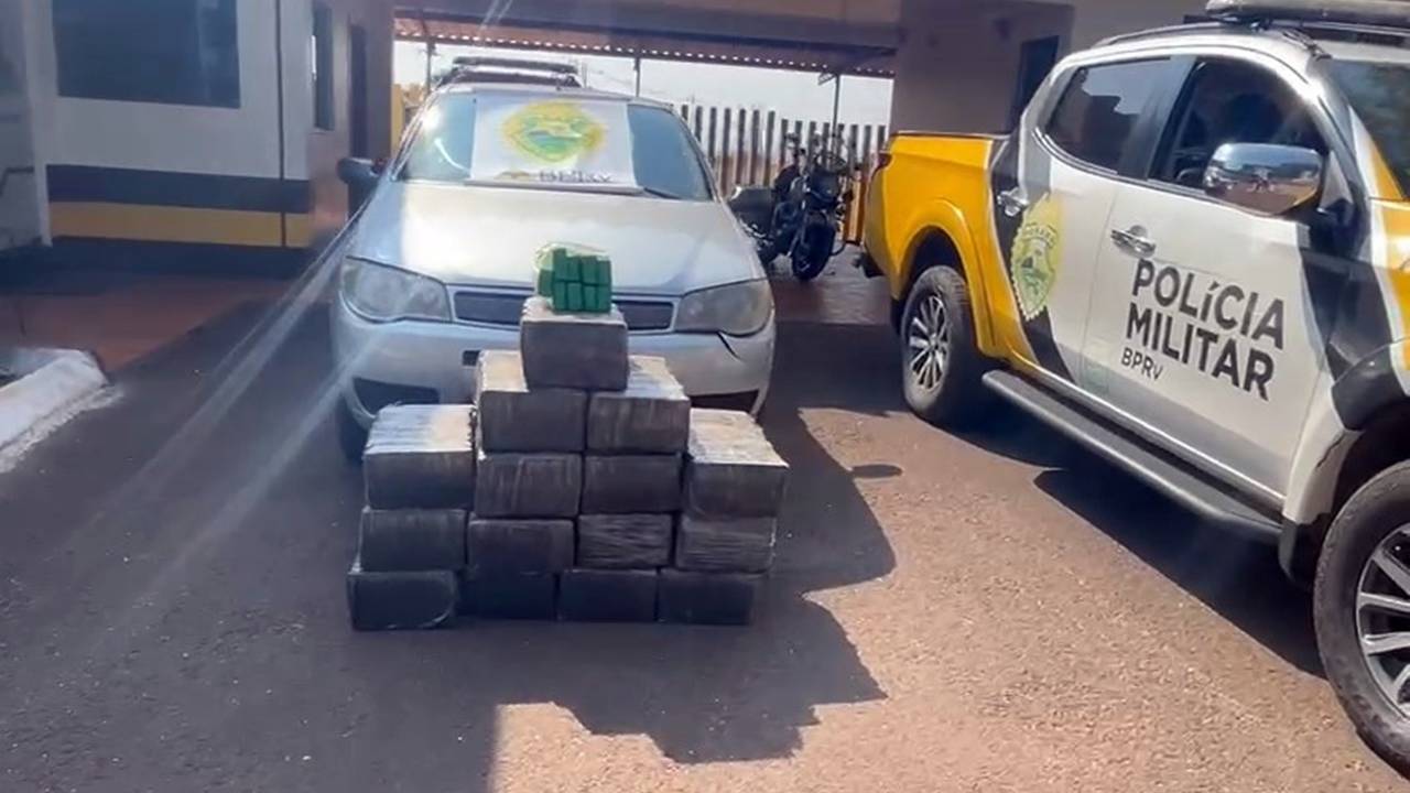 Menor é apreendido com 252,5 kg de maconha em Diamante d'Oeste