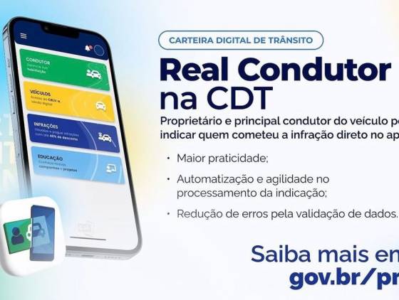 PRF passa a receber indicações de condutor infrator via Carteira Digital de Trânsito e Senatran